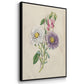 Antique Garden Bouquet I - Framed Premium Gallery Wrapped Canvas L Frame 3 Piece Set - Ready to Hang