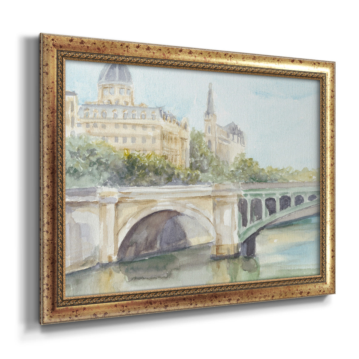 French Bridge Study IV Premium Framed Canvas- Ready to Hang