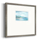 Silhouette Sunset Premium Framed Print Double Matboard