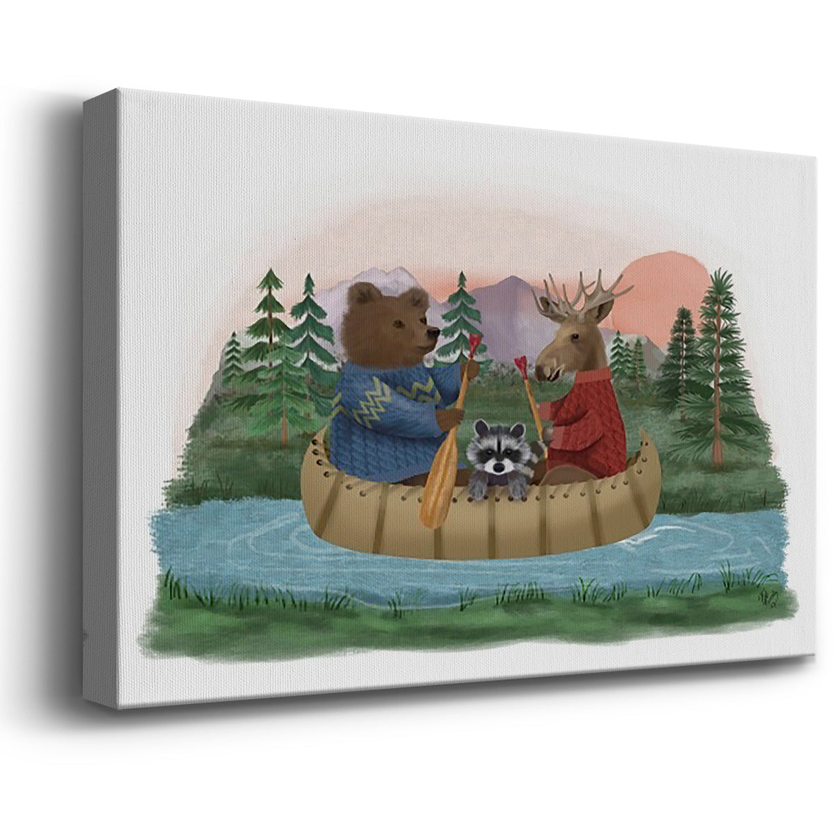 River Trip Premium Gallery Wrapped Canvas - Ready to Hang