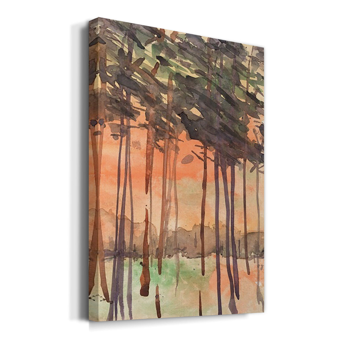 Between the Trees I Premium Gallery Wrapped Canvas - Ready to Hang