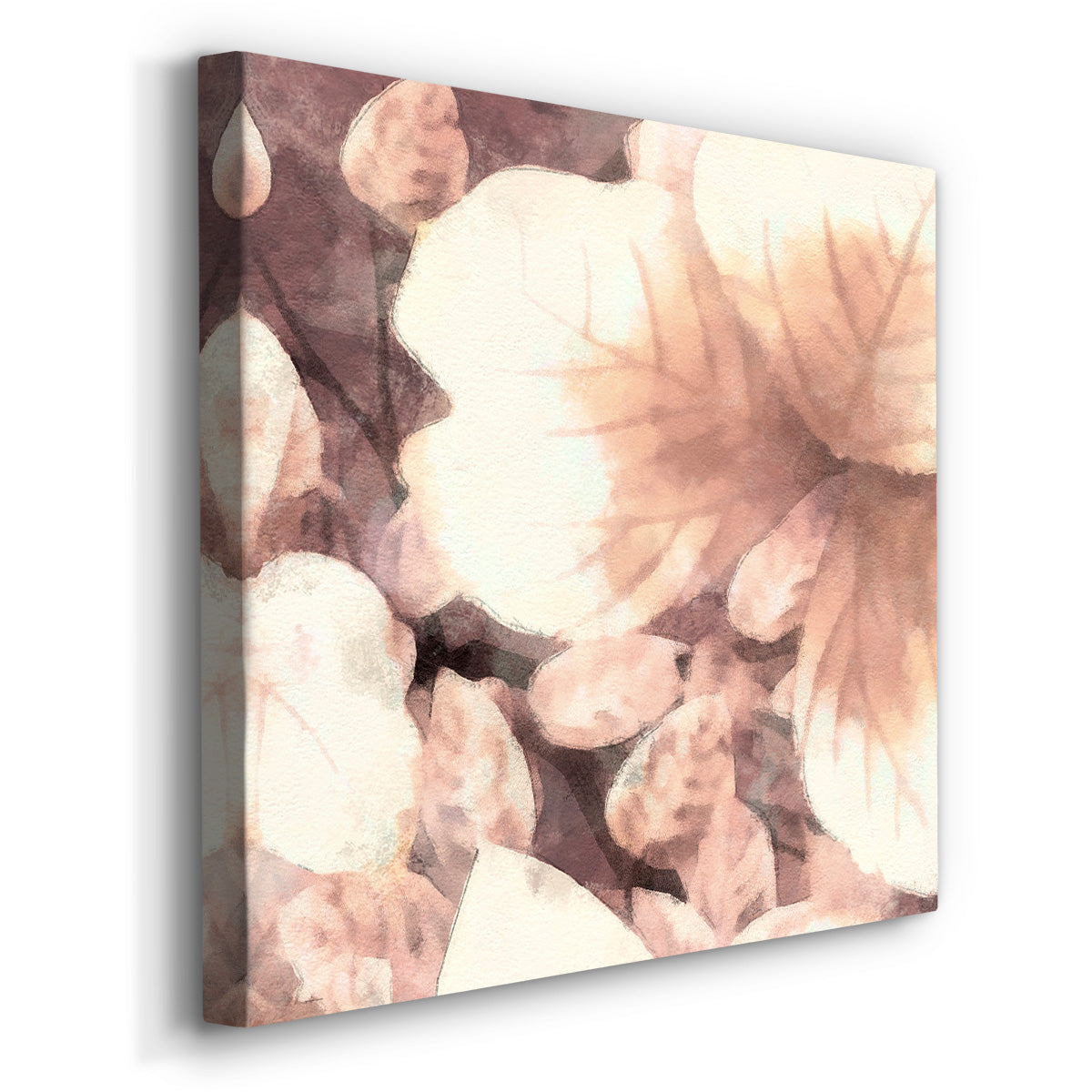 Custom Ocean Cameo I - Canvas Art Print