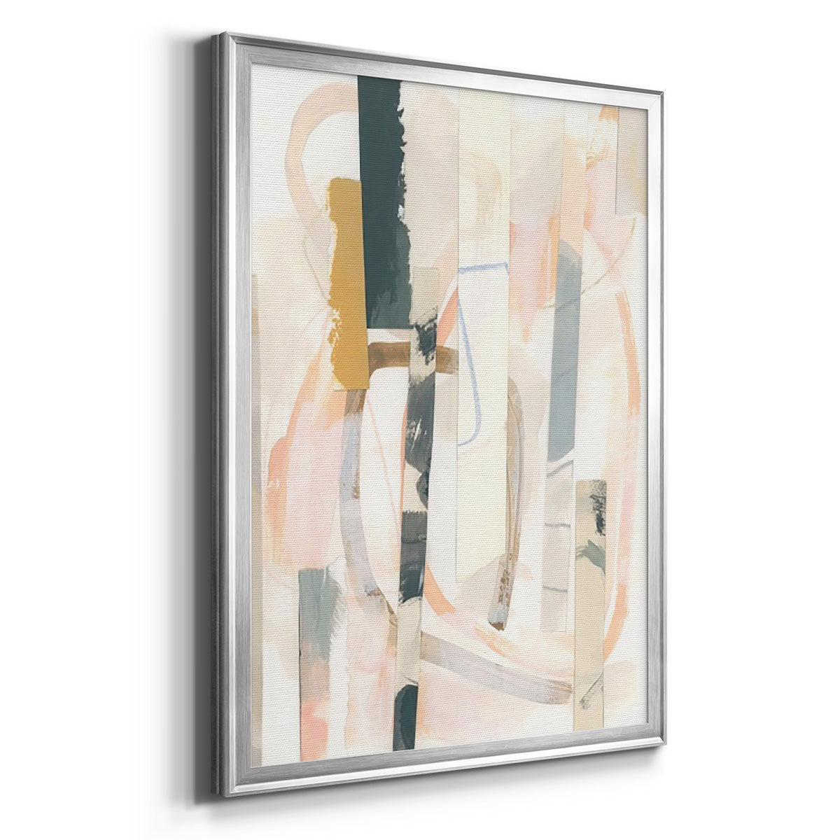 Melon Litmus II - Modern Framed Canvas Print