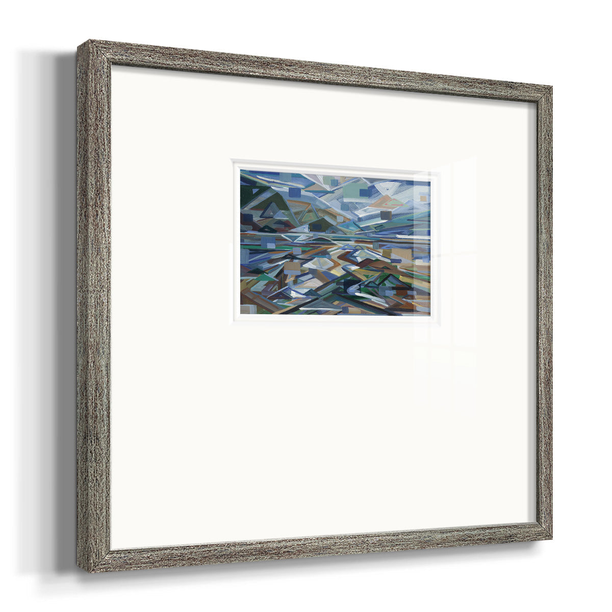 Low Tide- Premium Framed Print Double Matboard