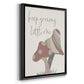 Keep Growing - Modern Framed Canvas Print