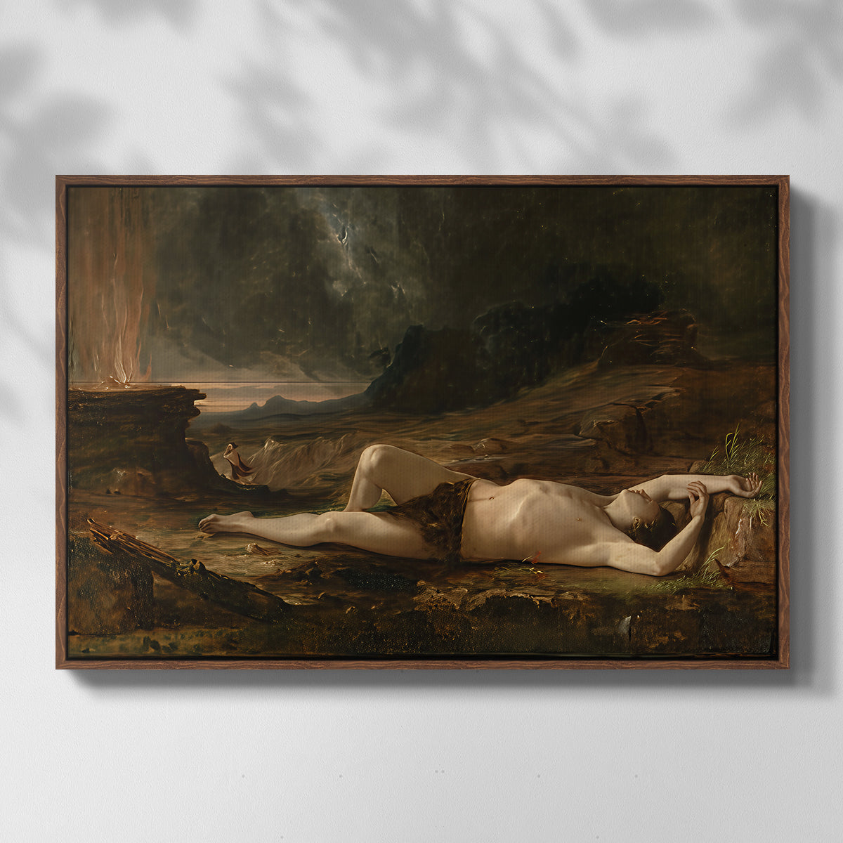 The Dead Abel, 1832 - Floater Framed Canvas Print
