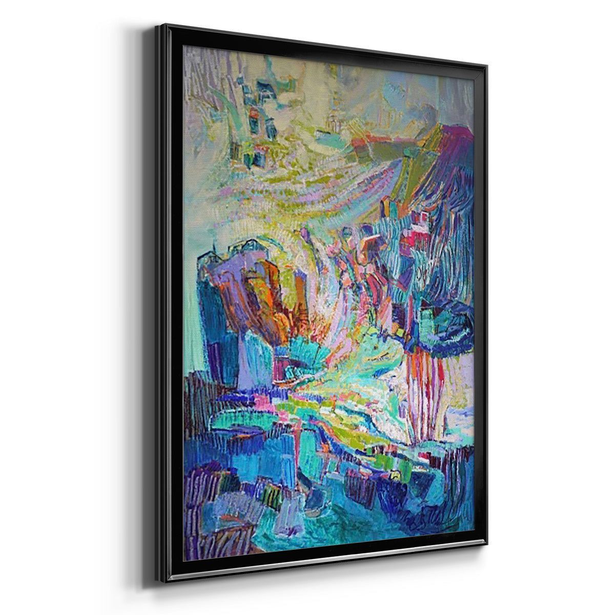 Gathering up the Goddess I - Modern Framed Canvas Print