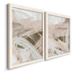 Earthtone Swipe I - Premium Framed Canvas 2 Piece Set - Ready to Hang