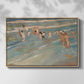 Children Playing on the Beach in Valencia, c. 1908 - Floater Framed Canvas Print