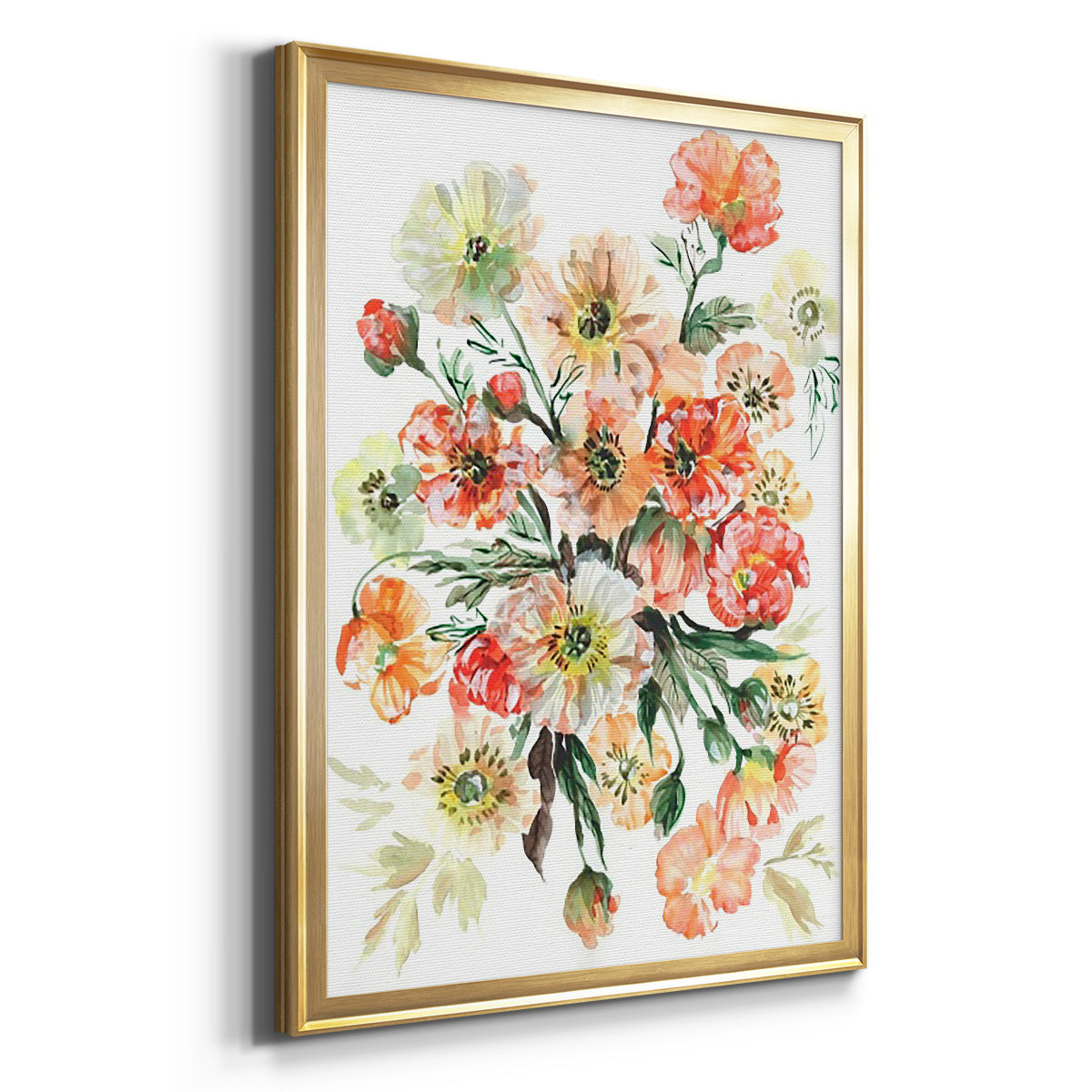 Icelandic Poppies I - Modern Framed Canvas Print