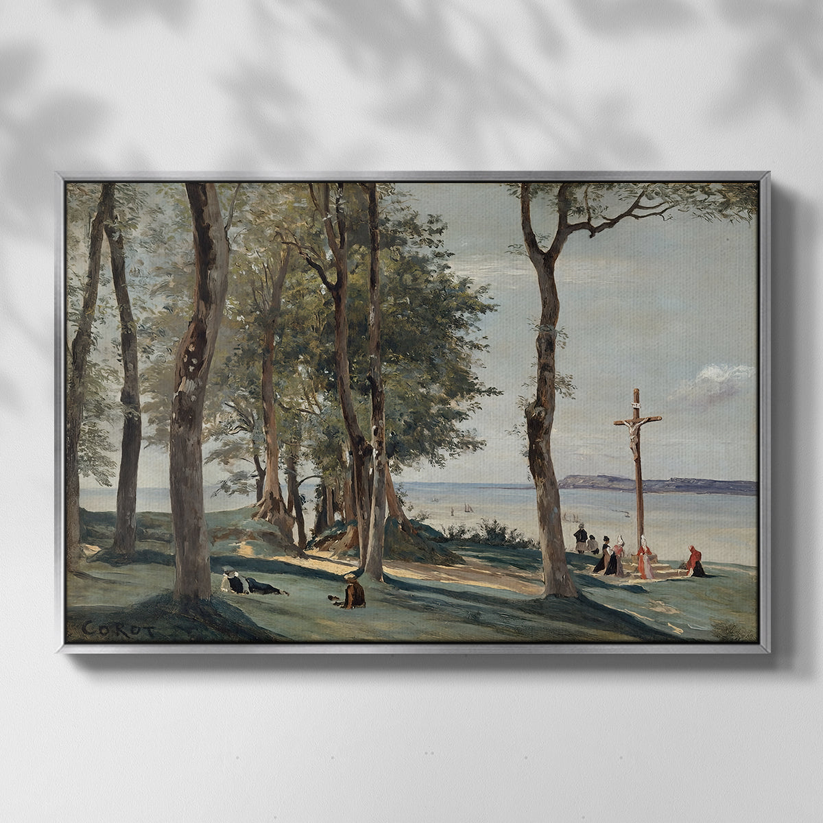 A Calvary on the Cote de Grace, c. 1829 - Floater Framed Canvas Print