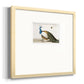 Standing Peacock Premium Framed Print Double Matboard