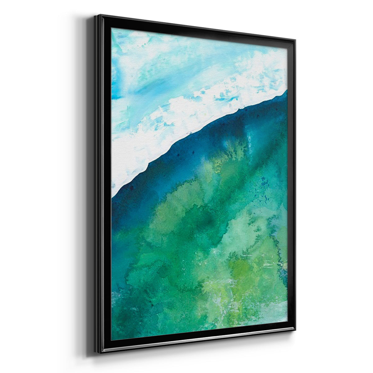 New Air II - Modern Framed Canvas Print