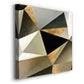 Gold Polygon Wall II - Canvas Art Print