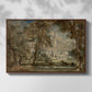 Salisbury Cathedral from the Bishop's Grounds, c. 1822-1823 - Floater Framed Canvas Print