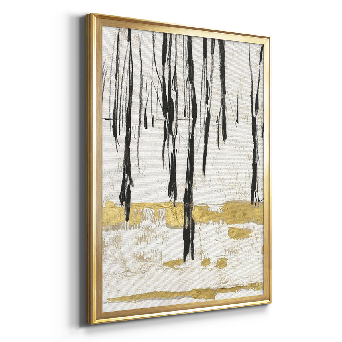 Gilded Winter II - Modern Framed Canvas Print