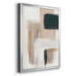Marble Block Symmetry I - Modern Framed Canvas Print