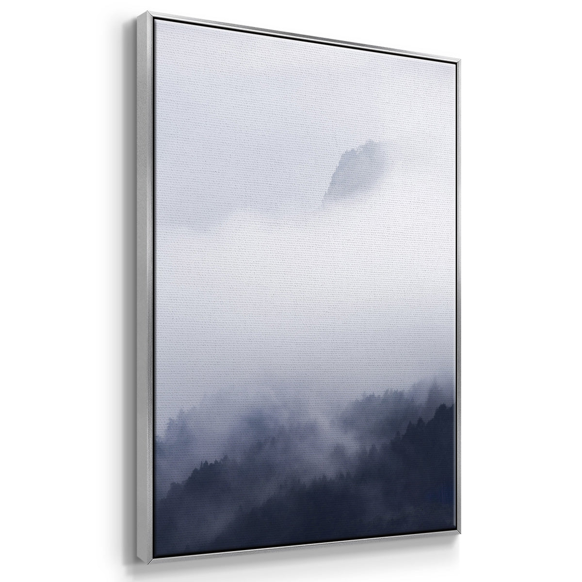 Above the Clouds - Floater Framed Canvas Print