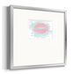 XOXO in Color Premium Framed Print Double Matboard