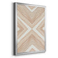Diametric Clementine II - Modern Framed Canvas Print