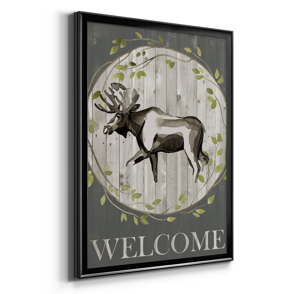 Woodland Welcome IV - Modern Framed Canvas Print