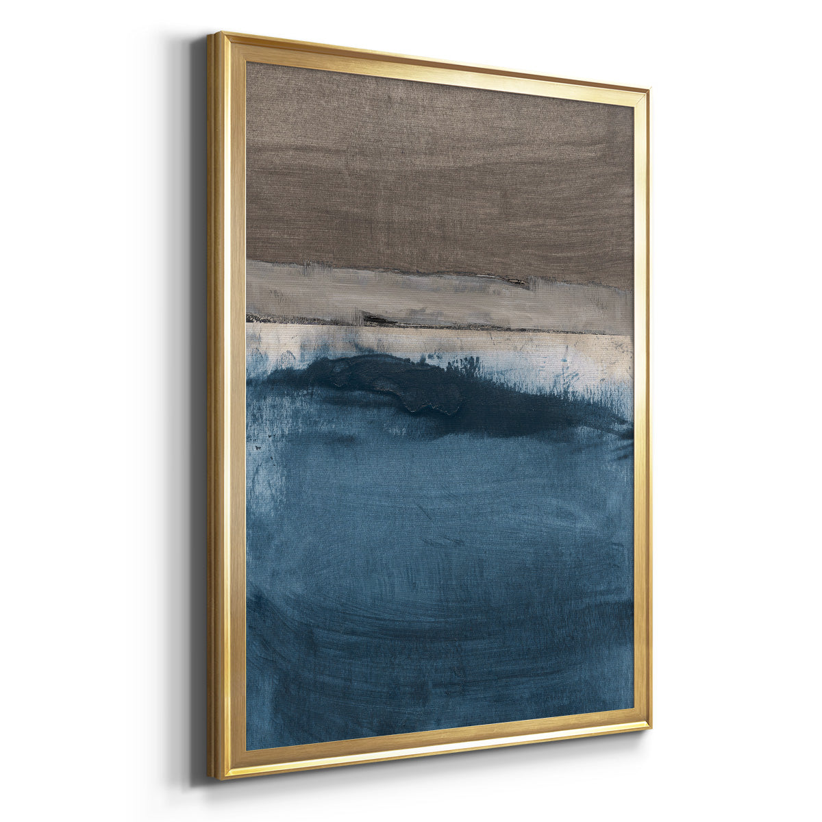 Midnight Sky - Modern Framed Canvas Print