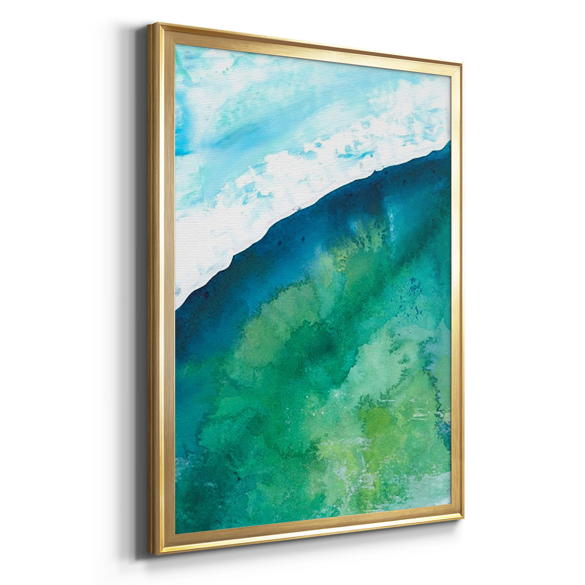 New Air II - Modern Framed Canvas Print