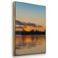 Molten Gold - Floater Framed Canvas Print