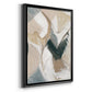 Marble Lines II - Modern Framed Canvas Print