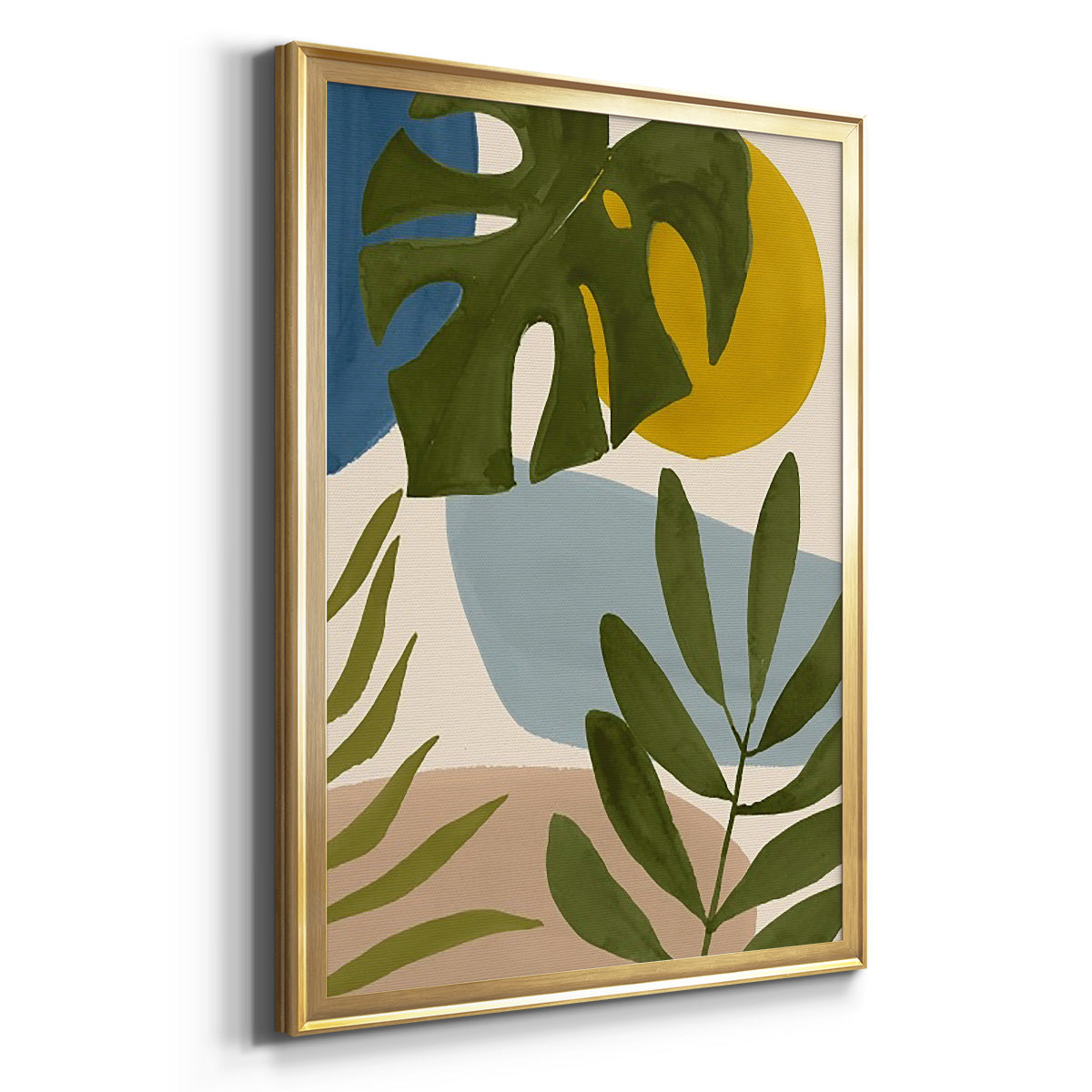 Tropica Tumble I - Modern Framed Canvas Print