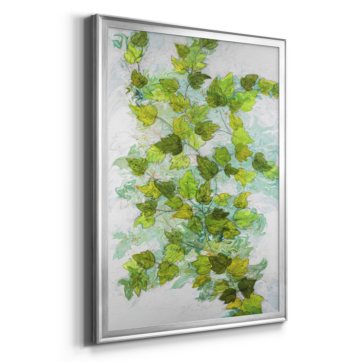 Ivy - Modern Framed Canvas Print