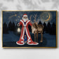 Celestial Christmas Collection A - Framed Gallery Wrapped Canvas in Floating Frame