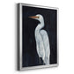 Calm Great Egret I - Modern Framed Canvas Print