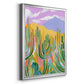 Lavender Desert I - Modern Framed Canvas Print