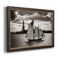 The Clipper & the Liberty Premium Framed Canvas- Ready to Hang