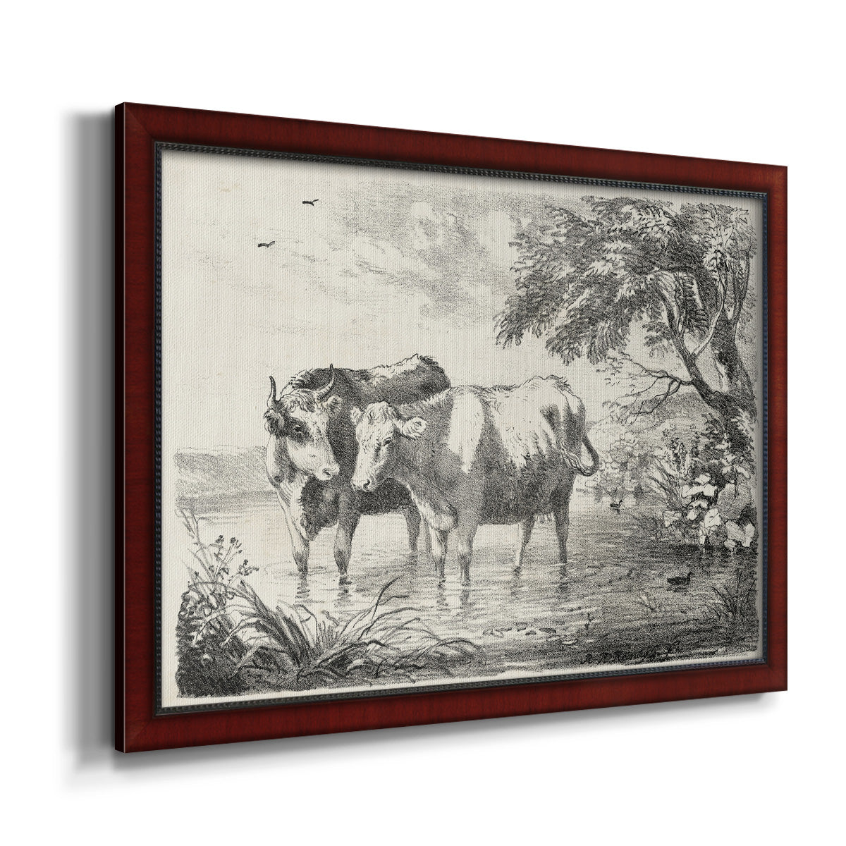 Rural Charms II Premium Framed Canvas- Ready to Hang