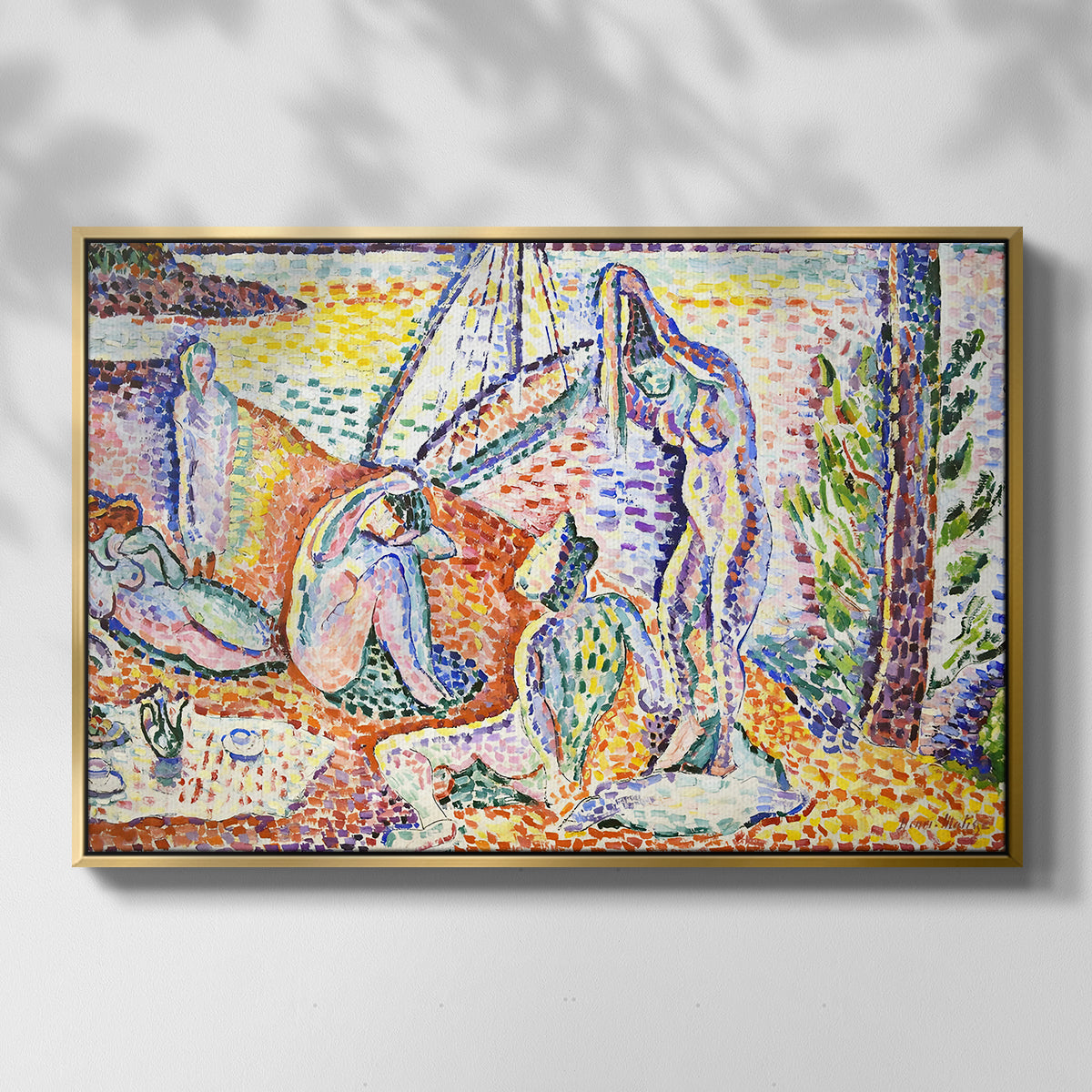 Luxe, Calme et Volupté, 1904 - Floater Framed Canvas Print