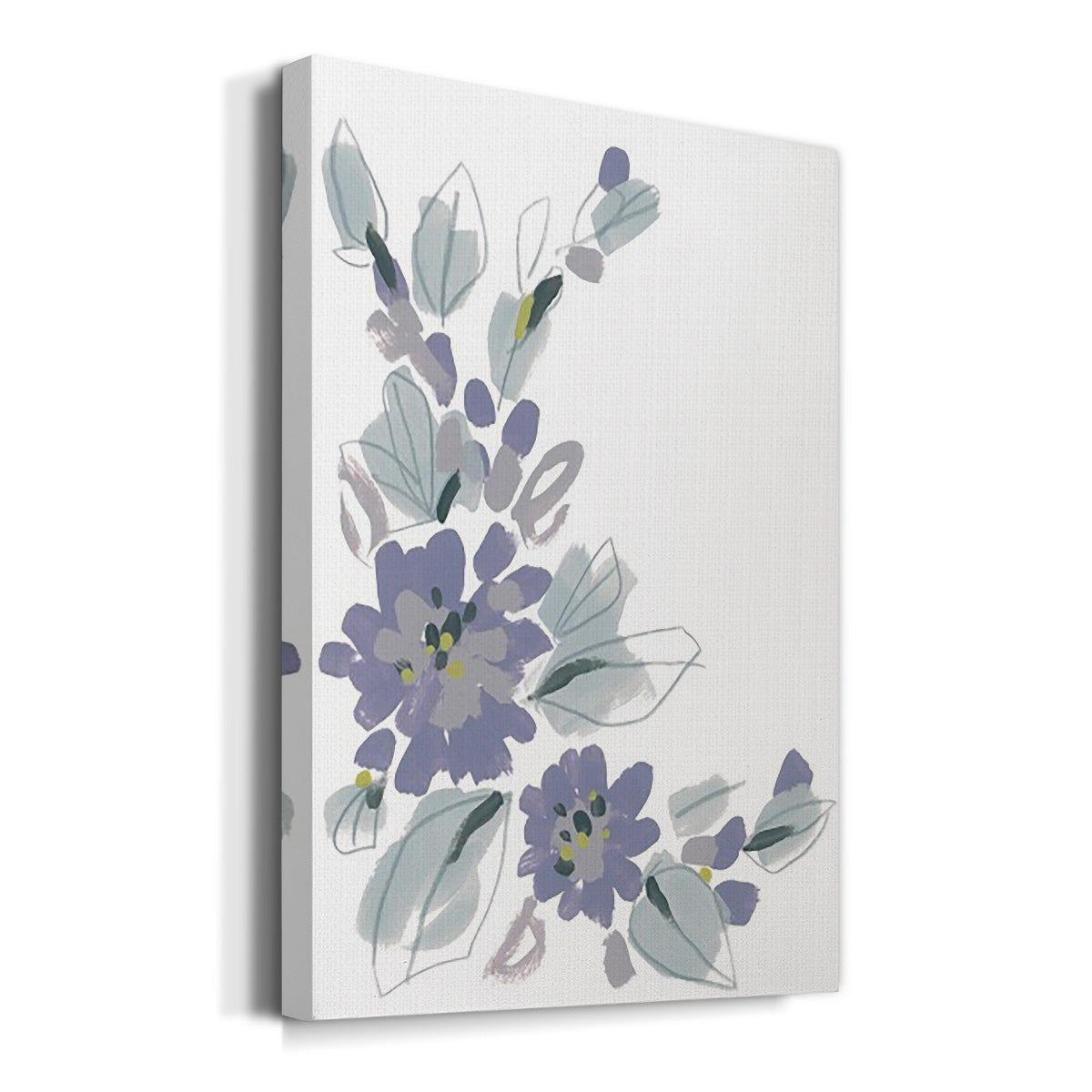 Periwinkle Patch III - Canvas Art Print