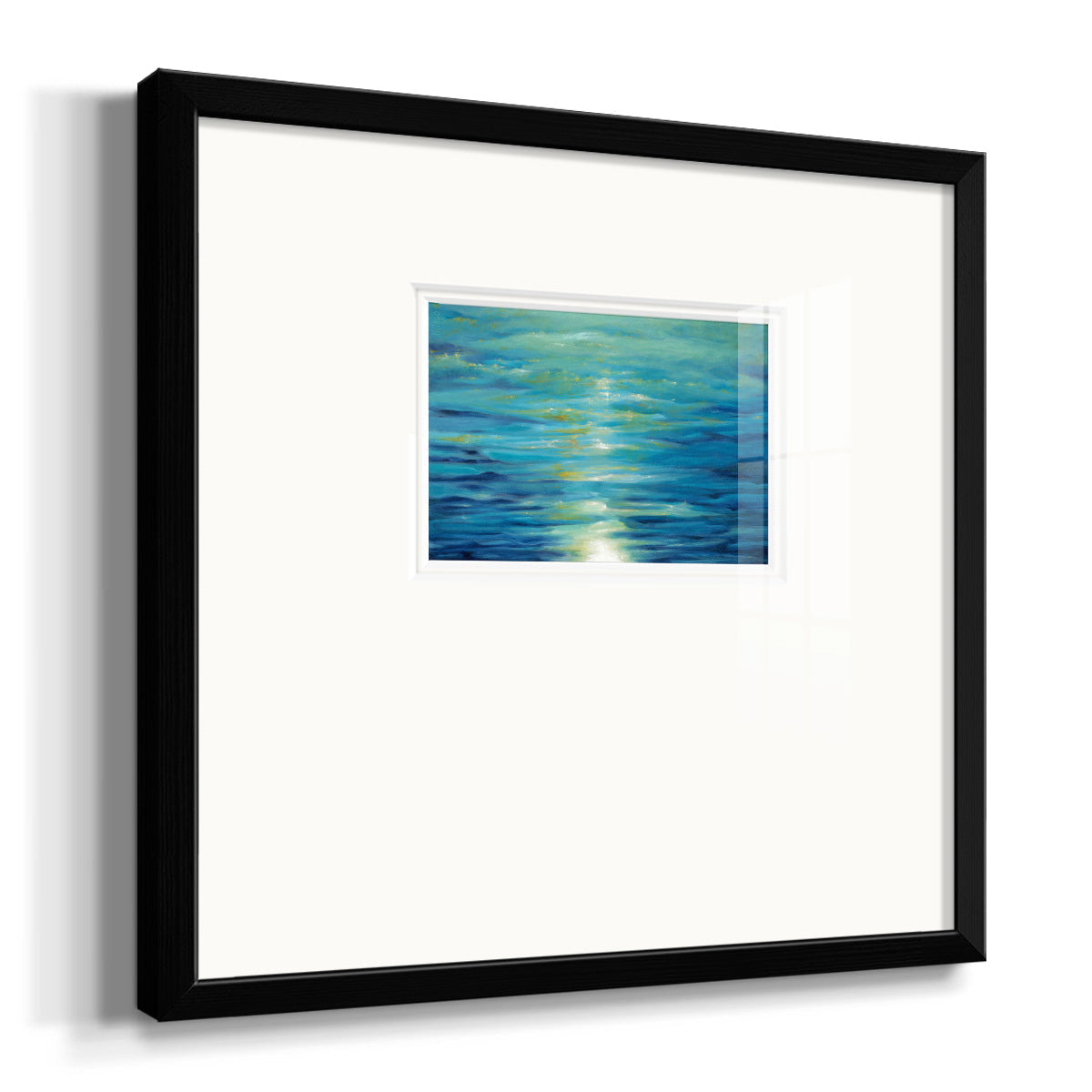 Deep Blue- Premium Framed Print Double Matboard