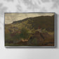 Landscape from Ebersteinburg in Baden, 1876 - Floater Framed Canvas Print