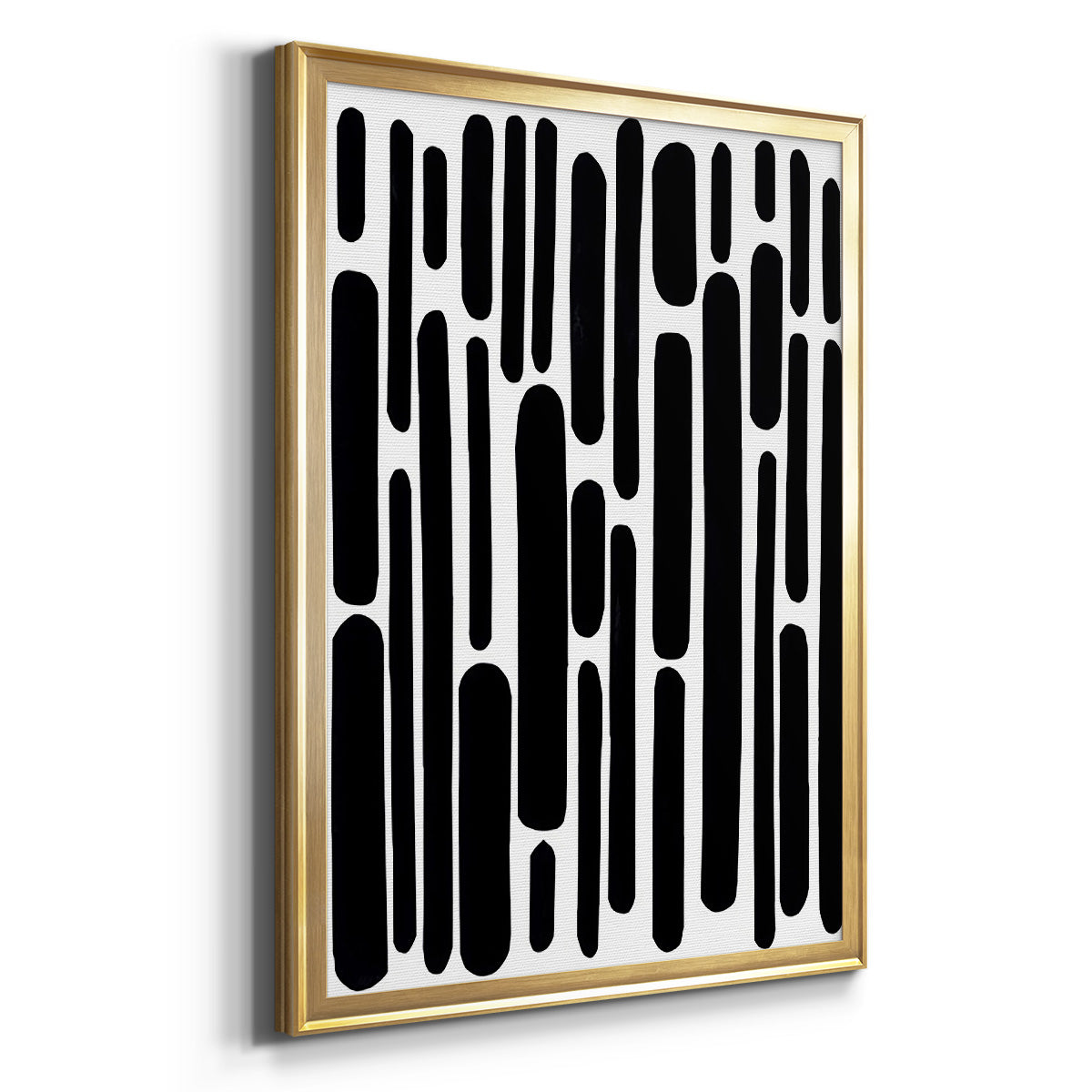 Shuffle I - Modern Framed Canvas Print