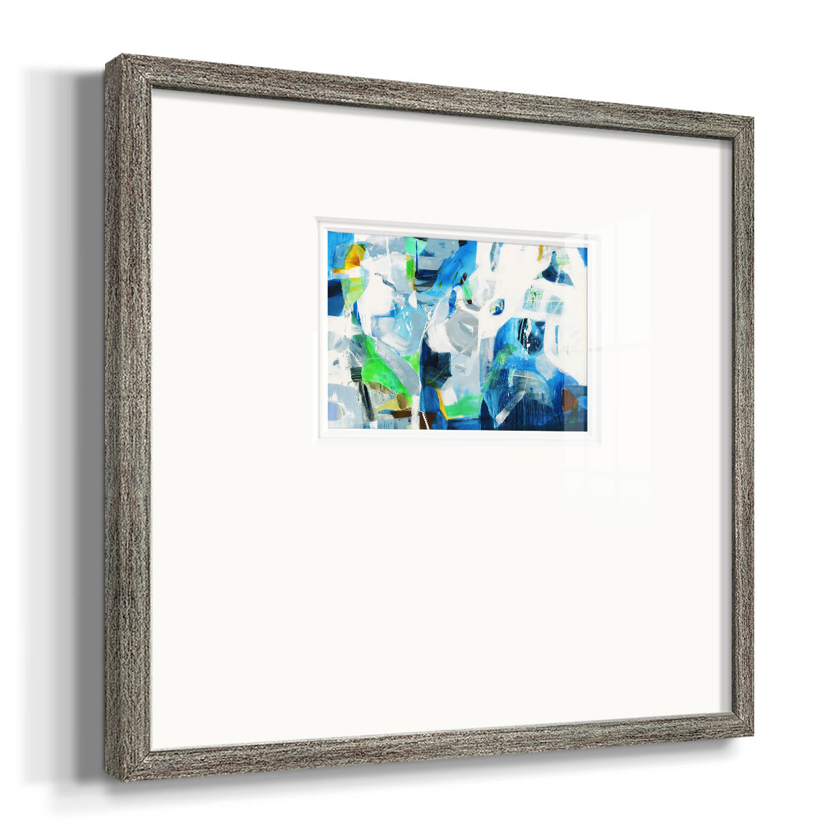 Down the Rapids Premium Framed Print Double Matboard