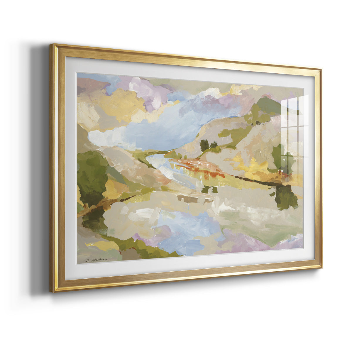 Uplands II Premium Framed Print - Ready to Hang