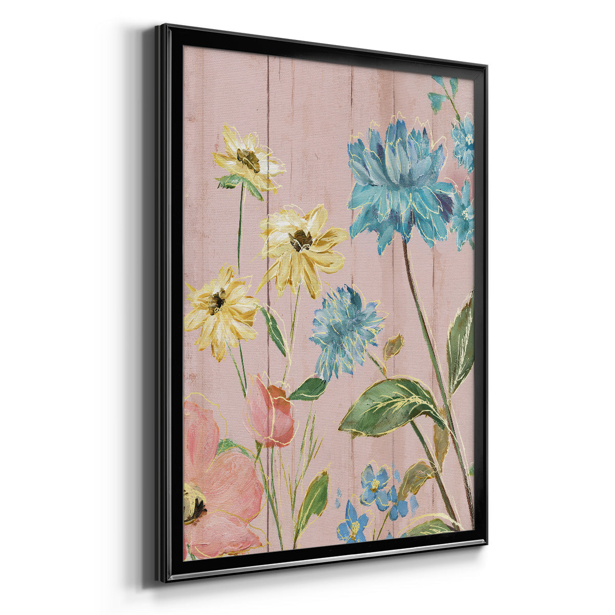 Wildflower Flutter IV - Modern Framed Canvas Print