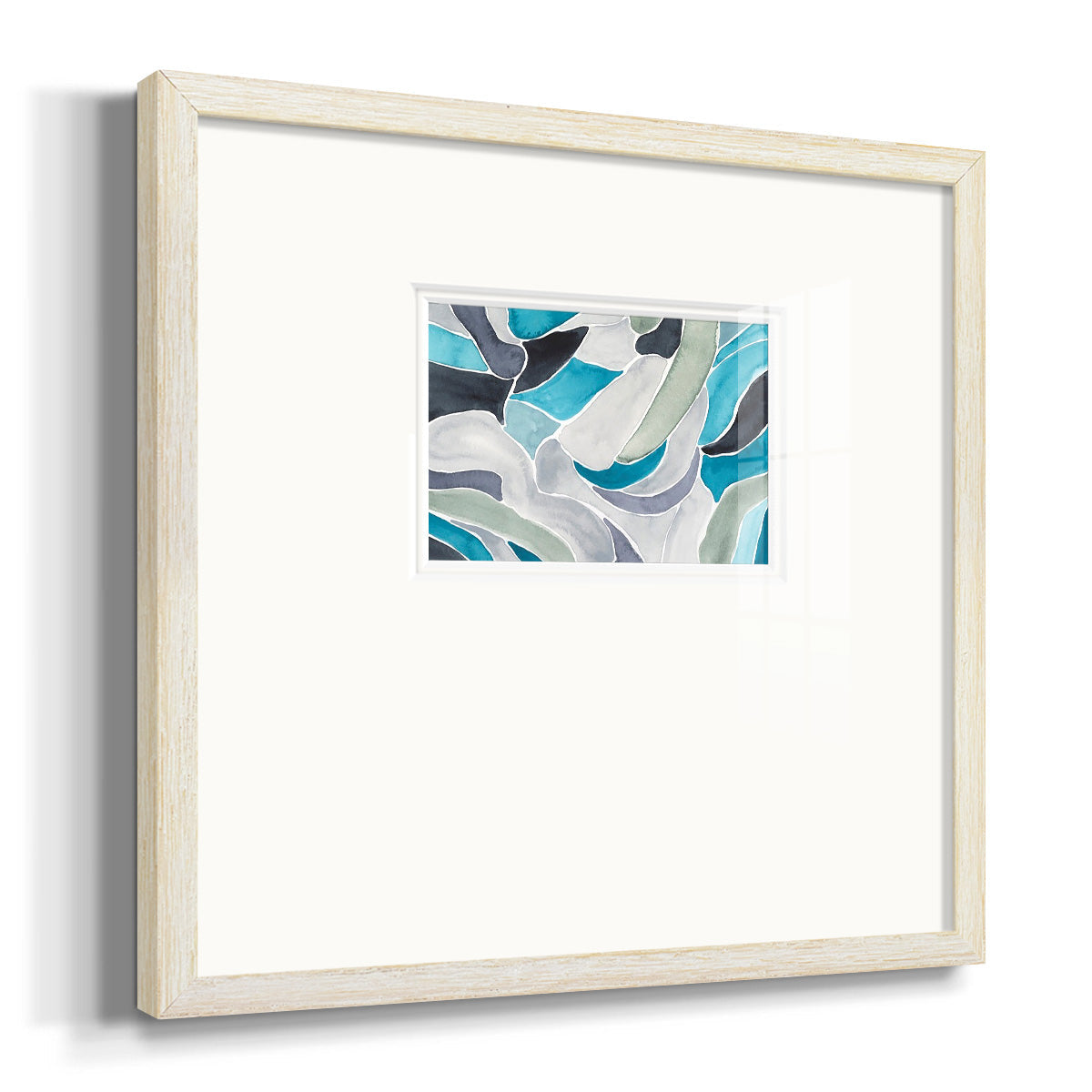 Subtle Billows I Premium Framed Print Double Matboard