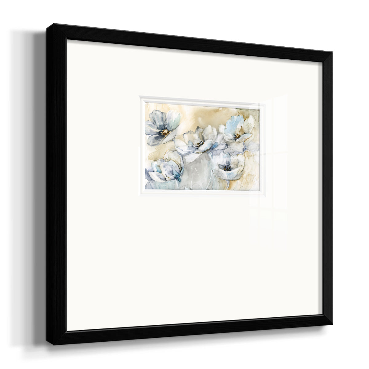 Soft Blooms Premium Framed Print Double Matboard