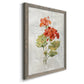 Linen Geranium - Premium Canvas Framed in Barnwood - Ready to Hang