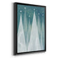 Mod Evergreens I - Modern Framed Canvas Print