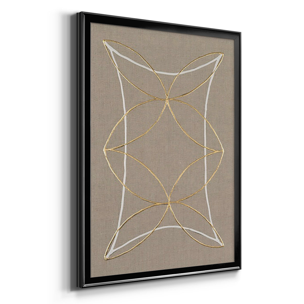 Hyperbola II - Modern Framed Canvas Print