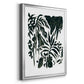 Ink Jungle II - Modern Framed Canvas Print